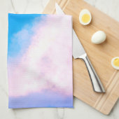 Clouds Apart - Blauw w/Pinkish Clouds Keukendoek Theedoek (Quarter Fold)