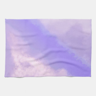 Clouds Apart - Paarse/Lila keukenhanddoek