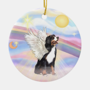 Clouds - Bernese Mountain Dog Keramisch Ornament
