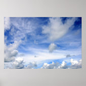 Clouds Blue Sky - Poster (Devant)