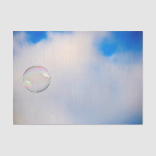 Clouds Bubble Beauful Blue Sky Tissuepapier (Voorkant)