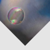 Clouds Bubble Beauful Blue White Dark Sky Tissuepapier (Detail)