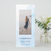 Clouds Carte de prière photo Carte de sympathie (Debout devant)