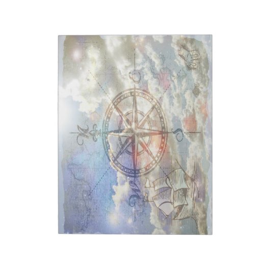 Clouds Compass Notitieblok (Gedraaid)