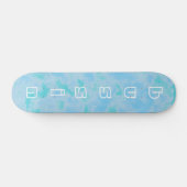 Clouds cool Bussin Skateboard pour débutants (Horz)