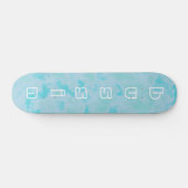 Clouds cool Bussin Skateboard pour débutants (Horz)