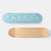 Clouds cool Bussin Skateboard pour débutants (Horz)