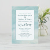 Clouds Digital Faire-part de mariage QR Code Ether (Debout devant)