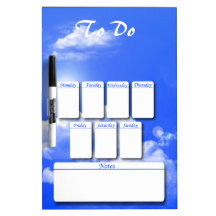 Clouds Dry Erase Board