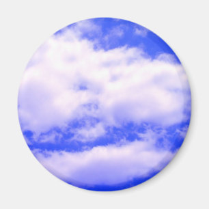 Clouds en Clear Blue Sky Magneet