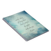 Clouds en Sky Thoughts Whimsical  Style Notitieboek (Rechterzijde)