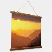 Clouds Fills Valley, Tennessee Hangend Wandkleed (Gebogen)