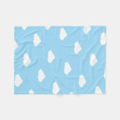 Clouds Fleece Blanket Deken (Voorkant (Horizontaal))