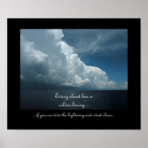 Clouds Funny De-Motivatie Poster 2