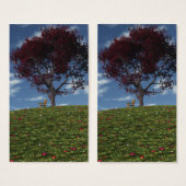 Clouds gaan door Bladwijzer winkelen Visitekaartjes (Voorkant /achterkant)