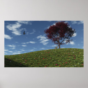 Clouds gaan per afdruk winkelen poster