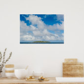 Clouds Hover Over Little Island Poster (Keuken)