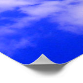 Clouds in Clear Blue Sky Poster (Hoek)