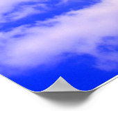 Clouds in Clear Blue Sky Square Poster (Hoek)
