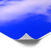Clouds in Clear Blue Sky Square Poster (Hoek)