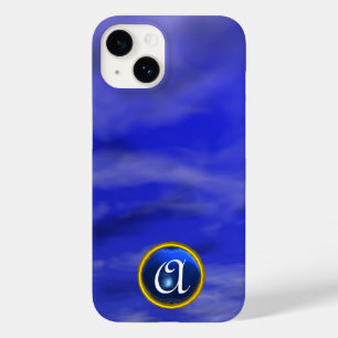 CLOUDS IN DE BLAUWE SKY SAPPHIRE GEM STONE MONOGRA Case-Mate iPhone 14 HOESJE