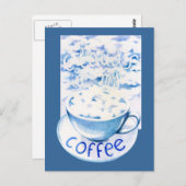 Clouds in mijn Coffee-Briefkaart Briefkaart (Voorkant / Achterkant)