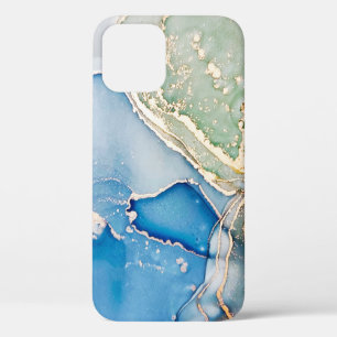 Clouds Macro. De kleur van het hemel en de Witte k iPhone 12 Hoesje