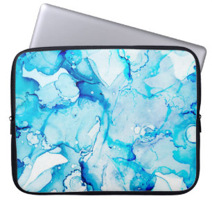 Clouds Macro. Sapphirine en White color Spots. Oc Laptop Sleeve