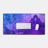 Clouds Mandala bleu violet Boho Bohemian (Clavier et souris)