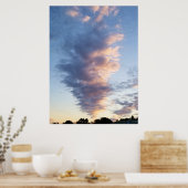 Clouds New Jersey Sunset Poster (Keuken)