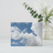 Clouds om aan te passen met Jouw tekst Briefkaart (Staand voorkant)