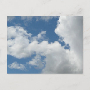Clouds om aan te passen met Jouw tekst Briefkaart