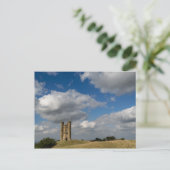 Clouds over Broadway Tower, Cotswolds briefkaart (Staand voorkant)