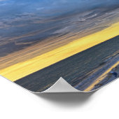 Clouds over Fort Myers Beach, Florida Poster (Hoek)