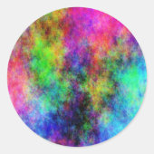 CLOUDS RONDE STICKER (Voorkant)