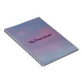 Clouds roses et étoiles Dream Journal Carnet (Côté Droit)