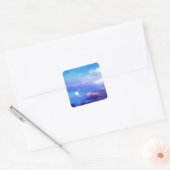 Clouds & Sky Vierkante Sticker (Envelop)