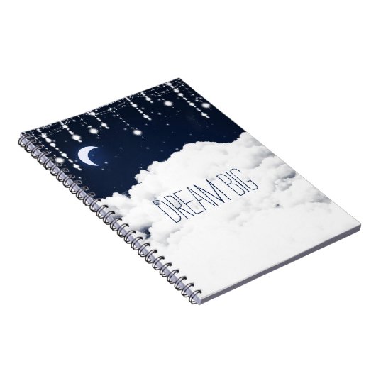 Clouds Starry Night Sky Dream journal carnet (Côté Droit)