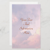 Clouds Stationery Briefpapier (Voorkant / Achterkant)