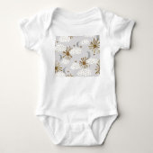 Clouds, sun, and moon, minimalistic pattern. romper (Voorkant)