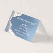 Clouds Sunlight Col 3: 12, Evangelism Card (Front)