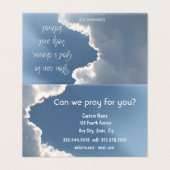 Clouds Sunlight Col 3: 12, Evangelism Card (Outside Unfolded)