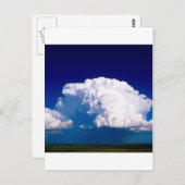 Clouds Thunderhead Sidney Nebraska Briefkaart (Voorkant / Achterkant)