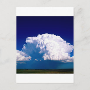 Clouds Thunderhead Sidney Nebraska Briefkaart