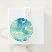 Clouds Watercolor Art Bedankjes Labels (In situ)