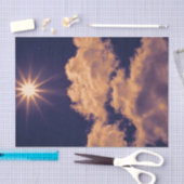 Clouds White Blue Sky Beauful Sunset Tissuepapier (Craft)
