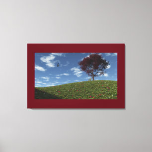 Clouds worden verkocht via canvas print