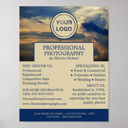 Cloudscape, Fotografie, Fotograaf huren Poster (Voorkant)