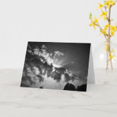 Cloudscape / Noir, carte (Fleur jaune)
