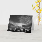 Cloudscape / Noir, carte (Fleur jaune)